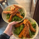 Hühnerstreifen-Salat